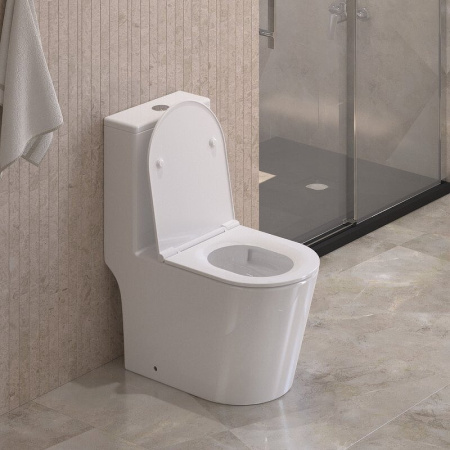 Унитаз напольный BelBagno Tre-TorBB673CP-MN-TOR/SC